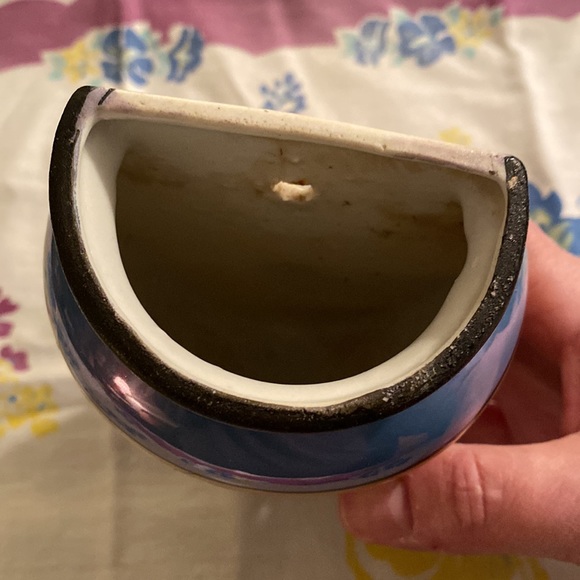 Lusterware wall pocket - Picture 5 of 8